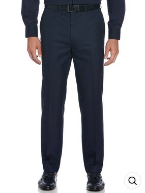 Perry Ellis Men's Black Dress Pants - Slim Tailored Fit Size 32x32 NWT